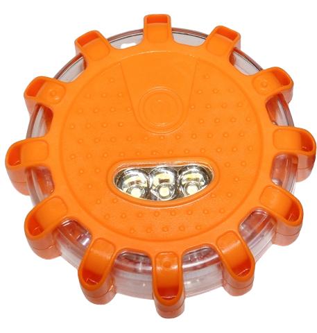 Lampa de avertizare pentru avarii AD AutoTotal, 3.6 V, 2 W, iluminare 360 de grade, rezistentă la apă, praf și șocuri, cu prindere magnetică